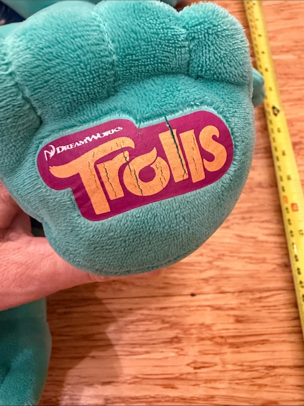 Build a Bear Branch Trolls DreamWorks Teal and Royal Blue Troll Plush